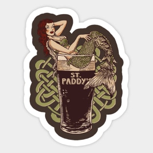 Irish Mermaid Sticker